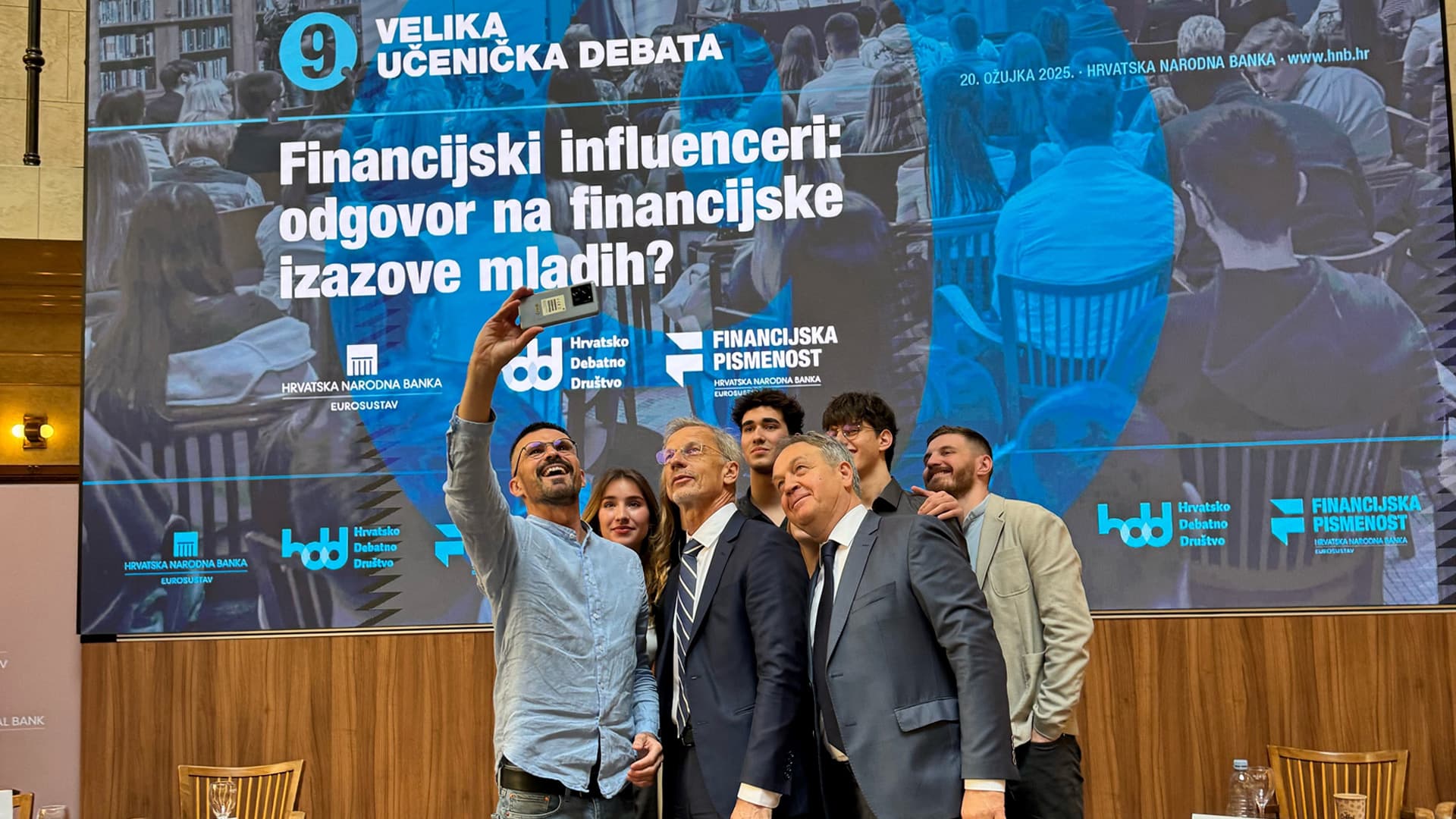 9th Great Student Debate held at the CNB
