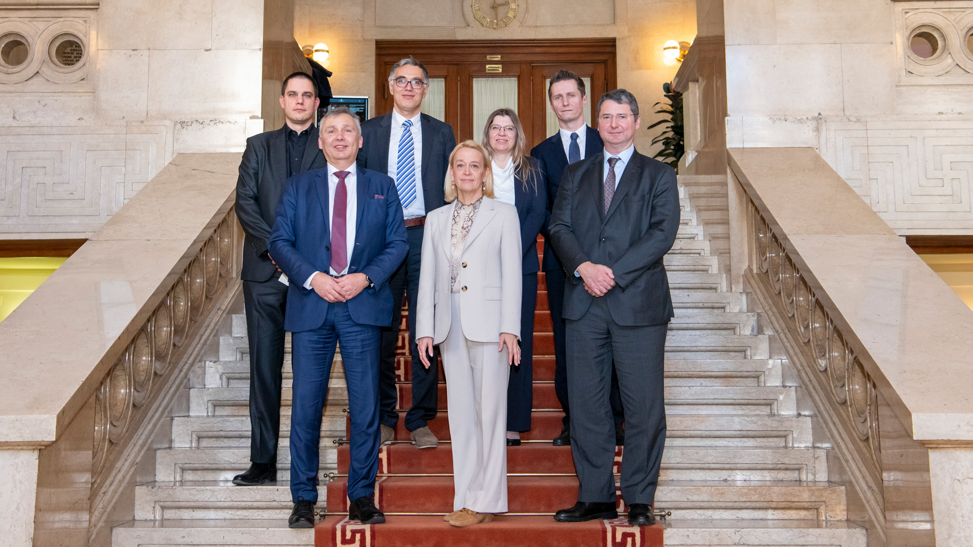 Representatives of the Single Resolution Board at the Croatian National Bank